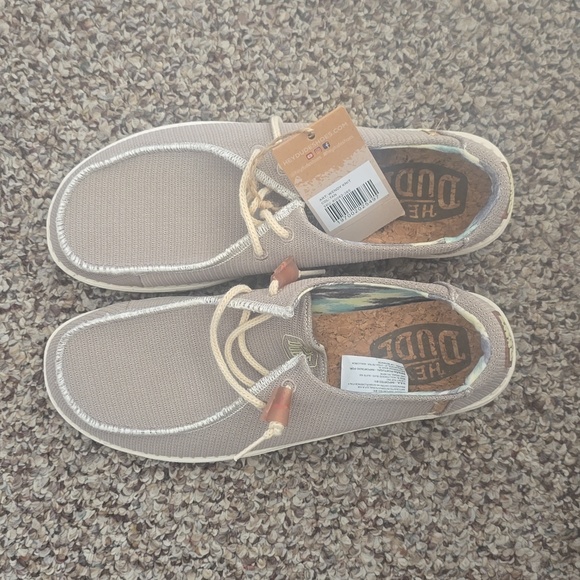 Hey Dude Wendy knit  color is tan  size 10 ladies - Picture 3 of 4